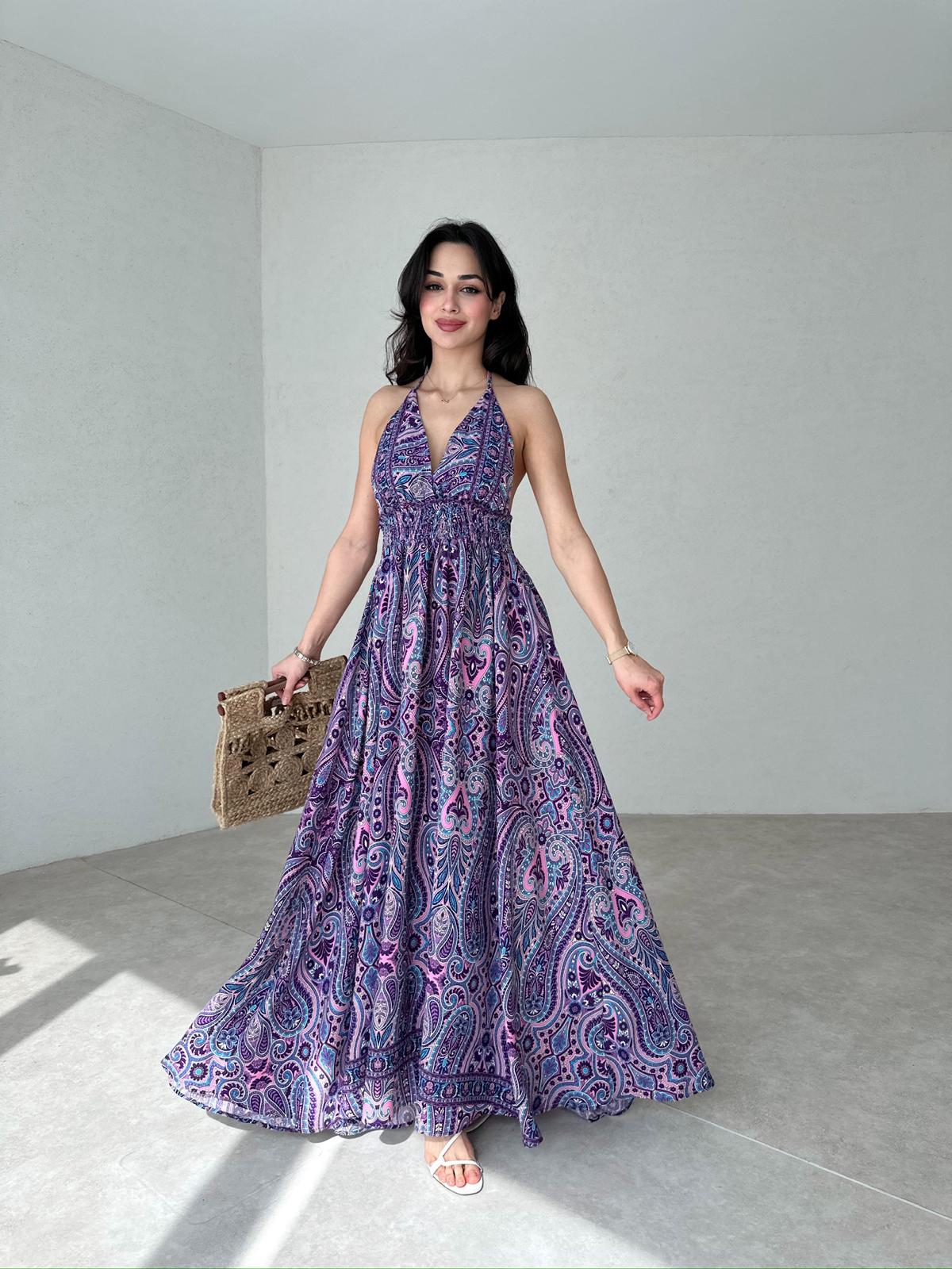 Halter Neck Maxi DAPHNE Dress
