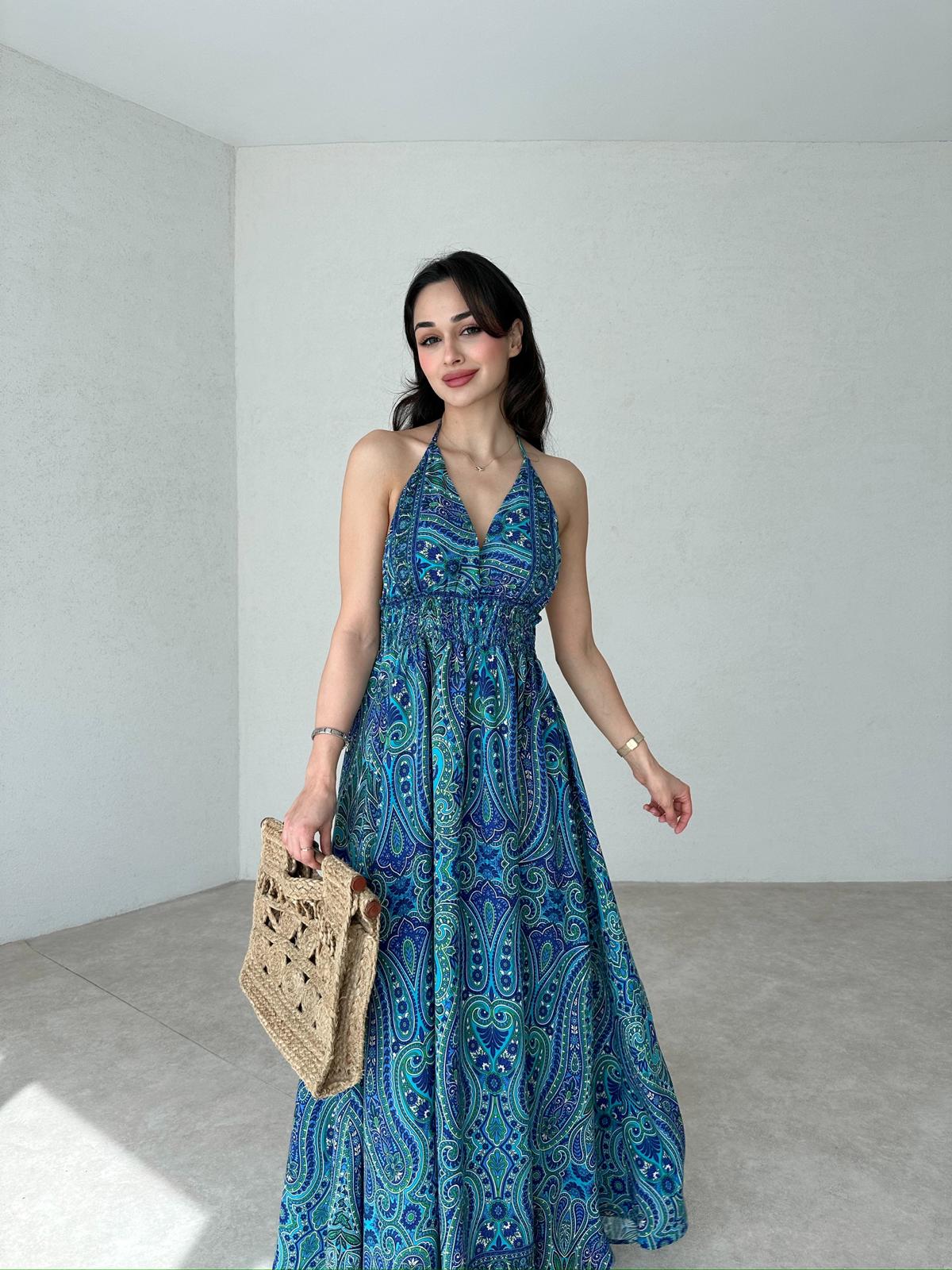 Halter Neck Maxi DAPHNE Dress