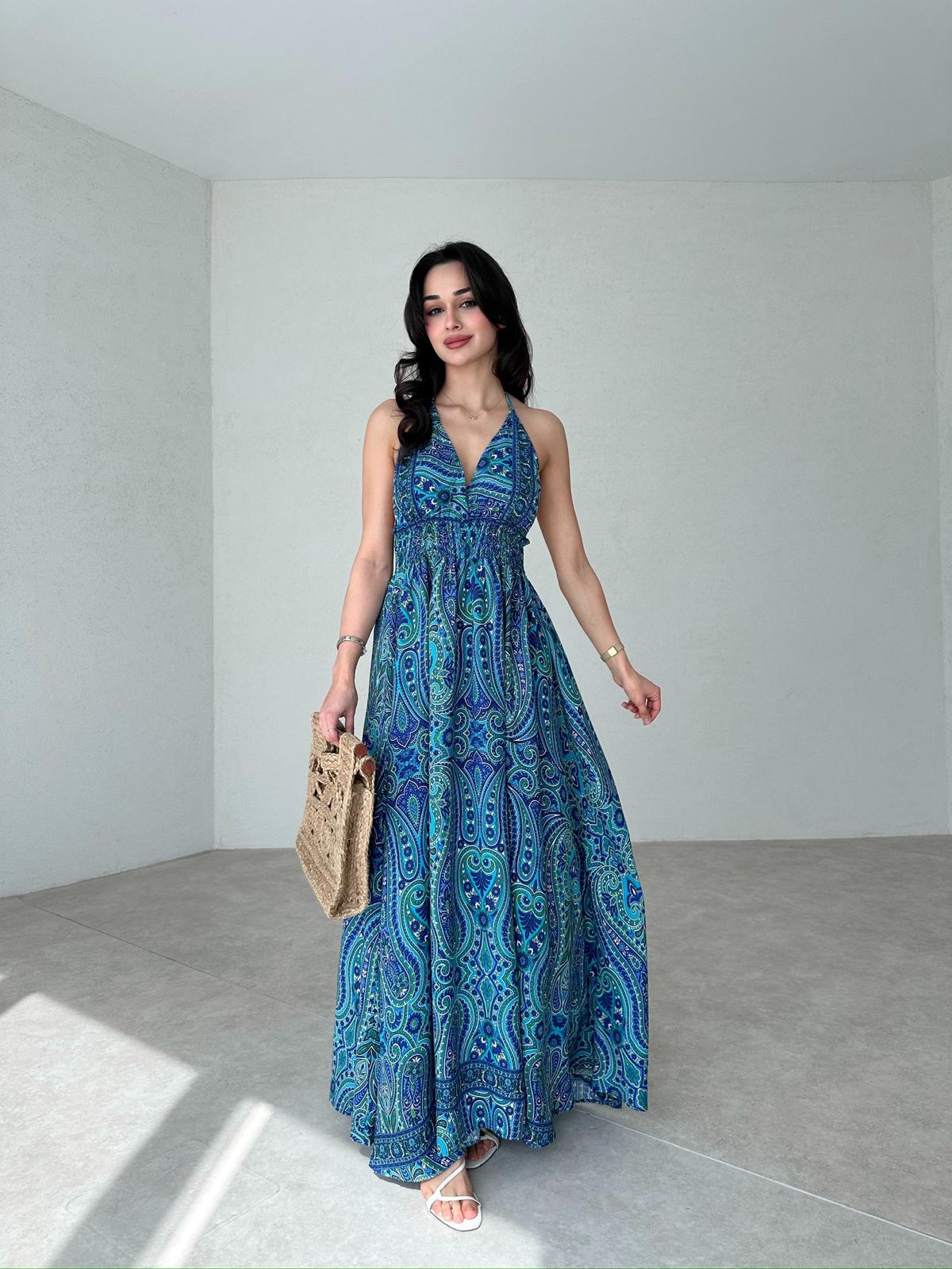Halter Neck Maxi DAPHNE Dress