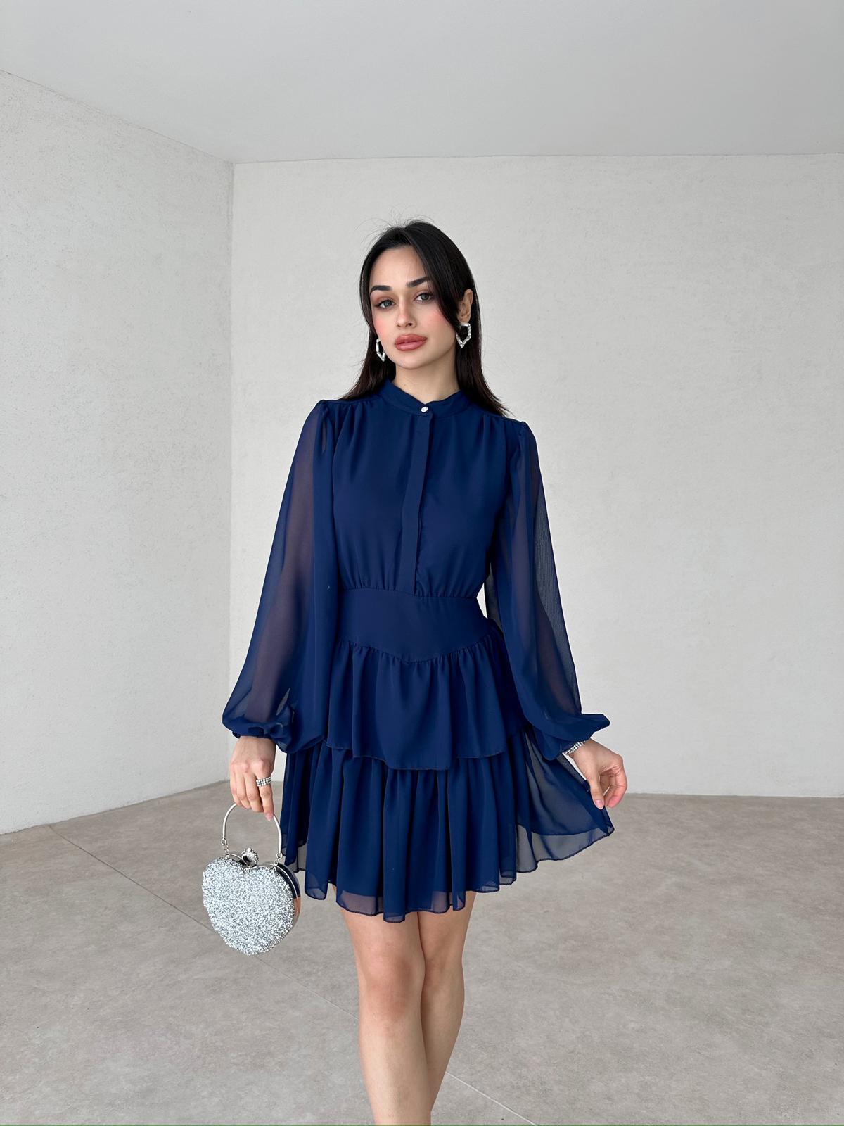 Buttoned Mini NADİA Dress