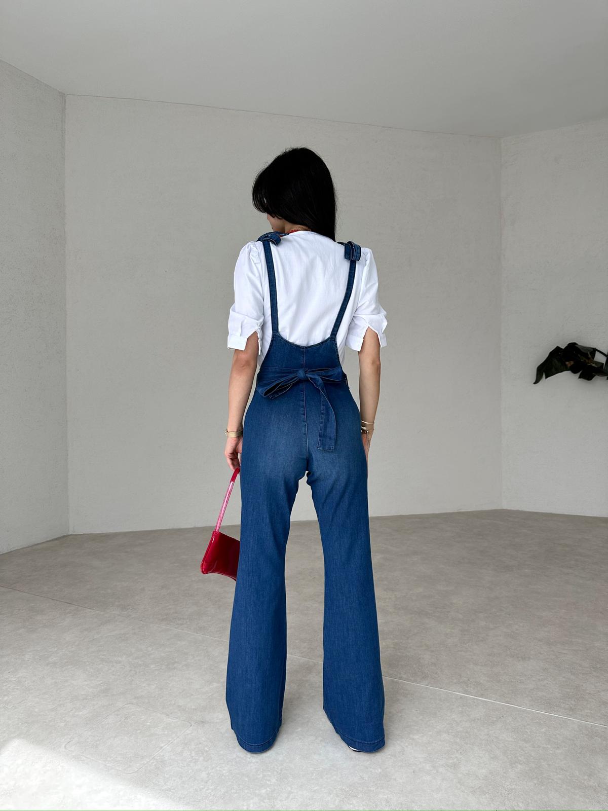 MOENA Denim Overalls with Shirt