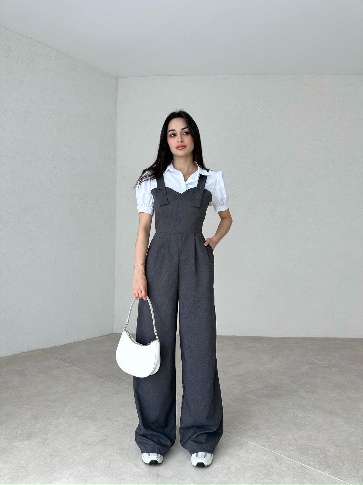 Sweetheart Collar LIPİNSKİ Jumpsuit