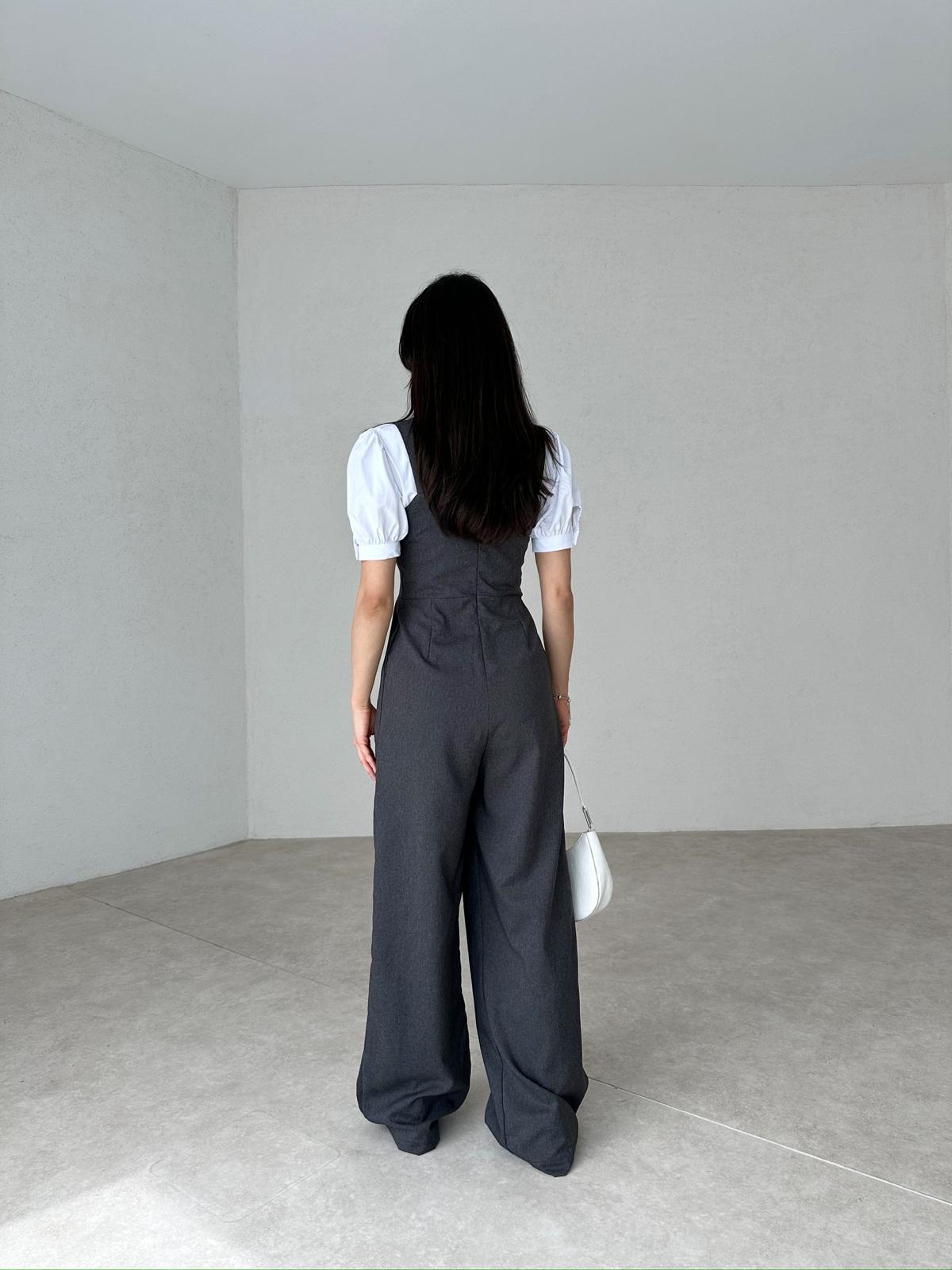 Sweetheart Collar LIPİNSKİ Jumpsuit