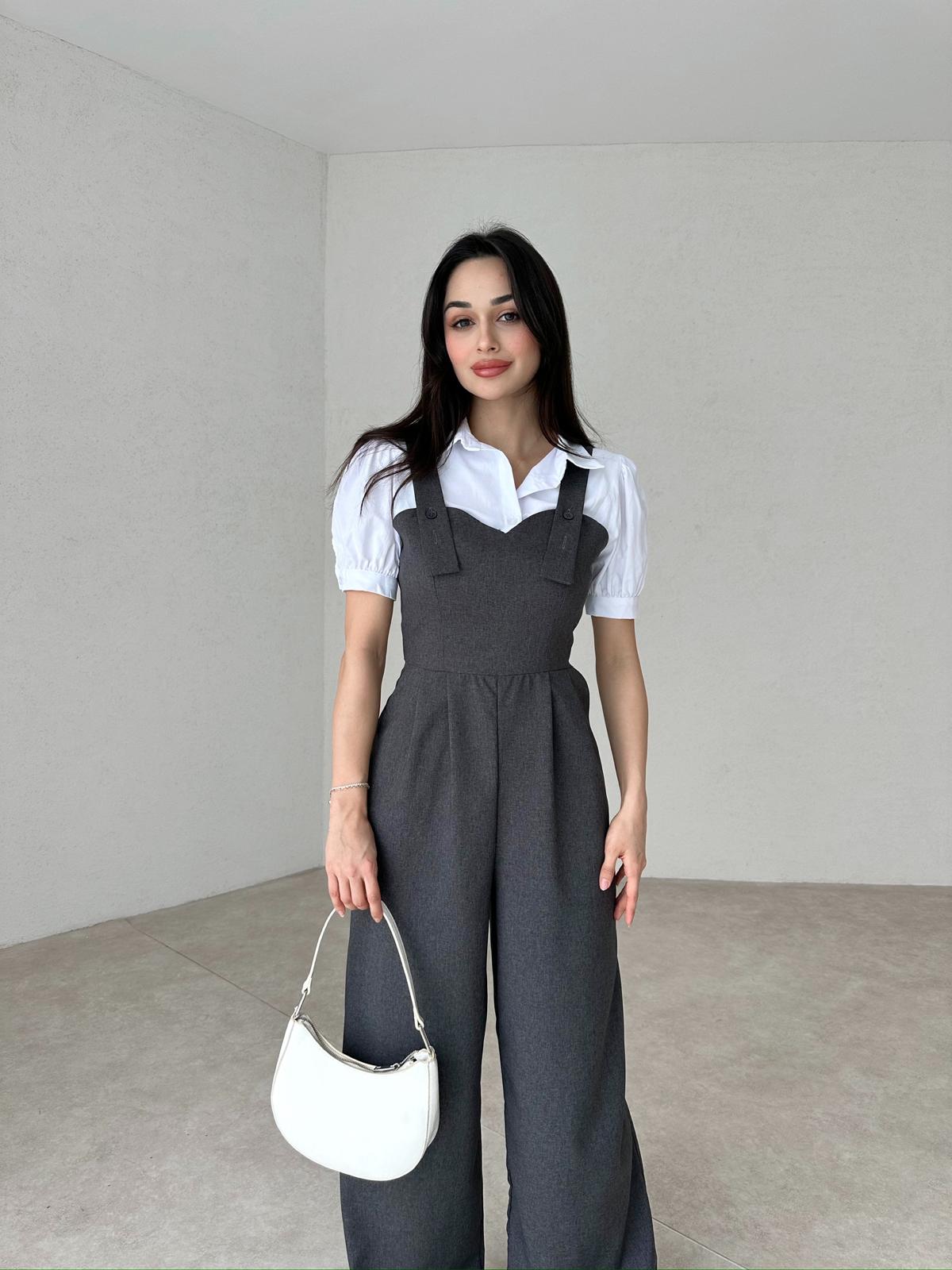 Sweetheart Collar LIPİNSKİ Jumpsuit