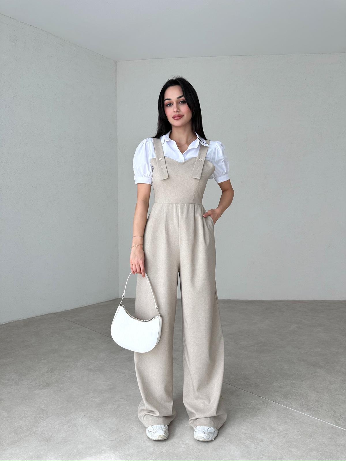 Sweetheart Collar LIPİNSKİ Jumpsuit