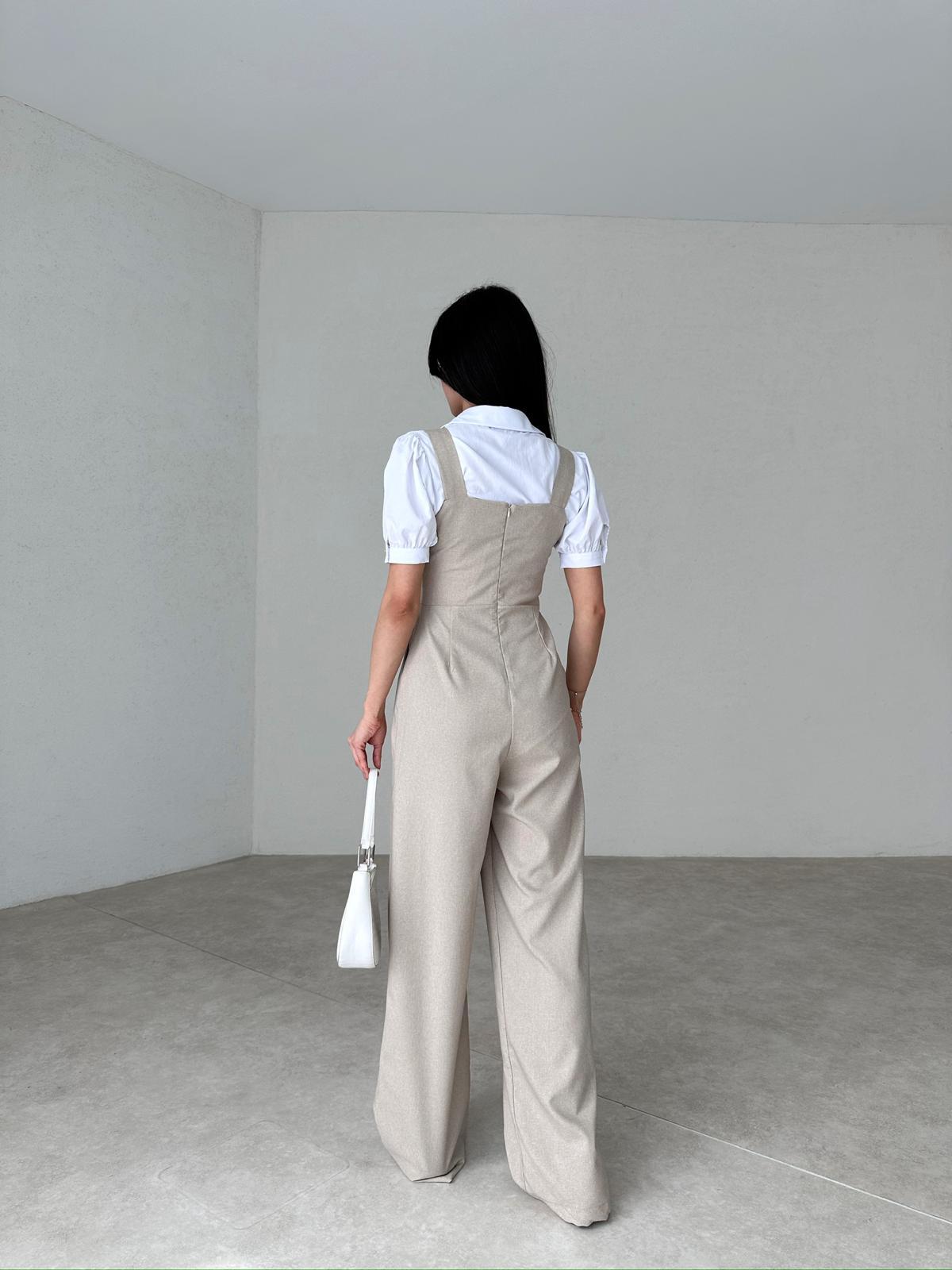Sweetheart Collar LIPİNSKİ Jumpsuit
