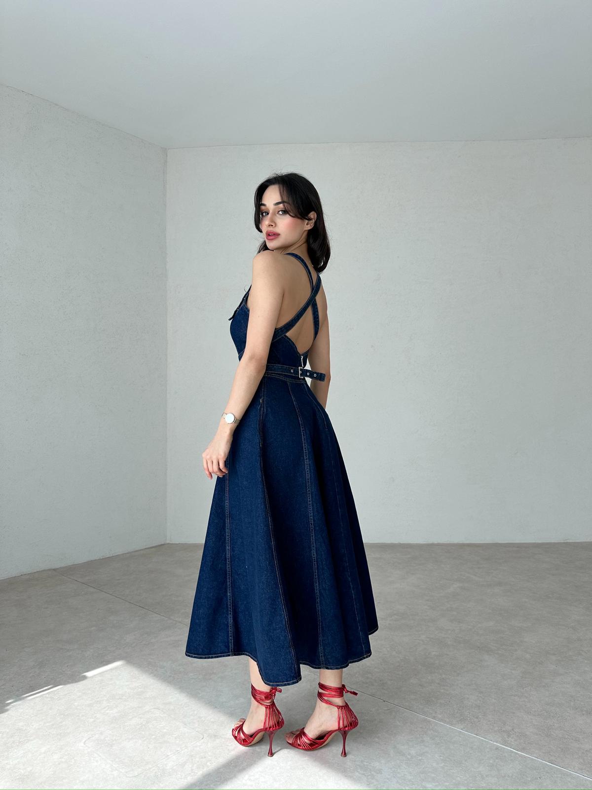 Belt Strap Midi PIRREL Dress