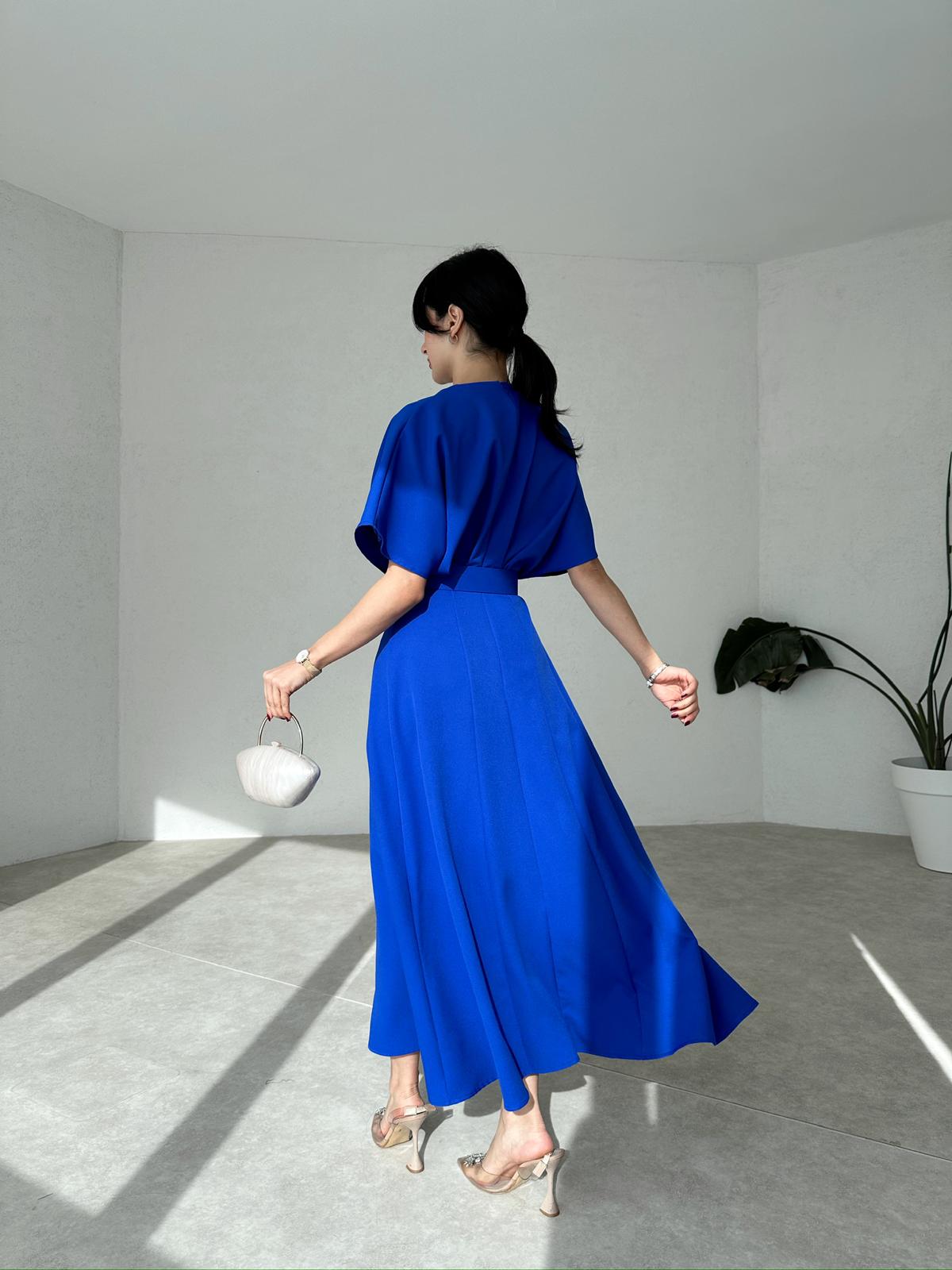 Belt Detailed Midi ARTHUR Dress