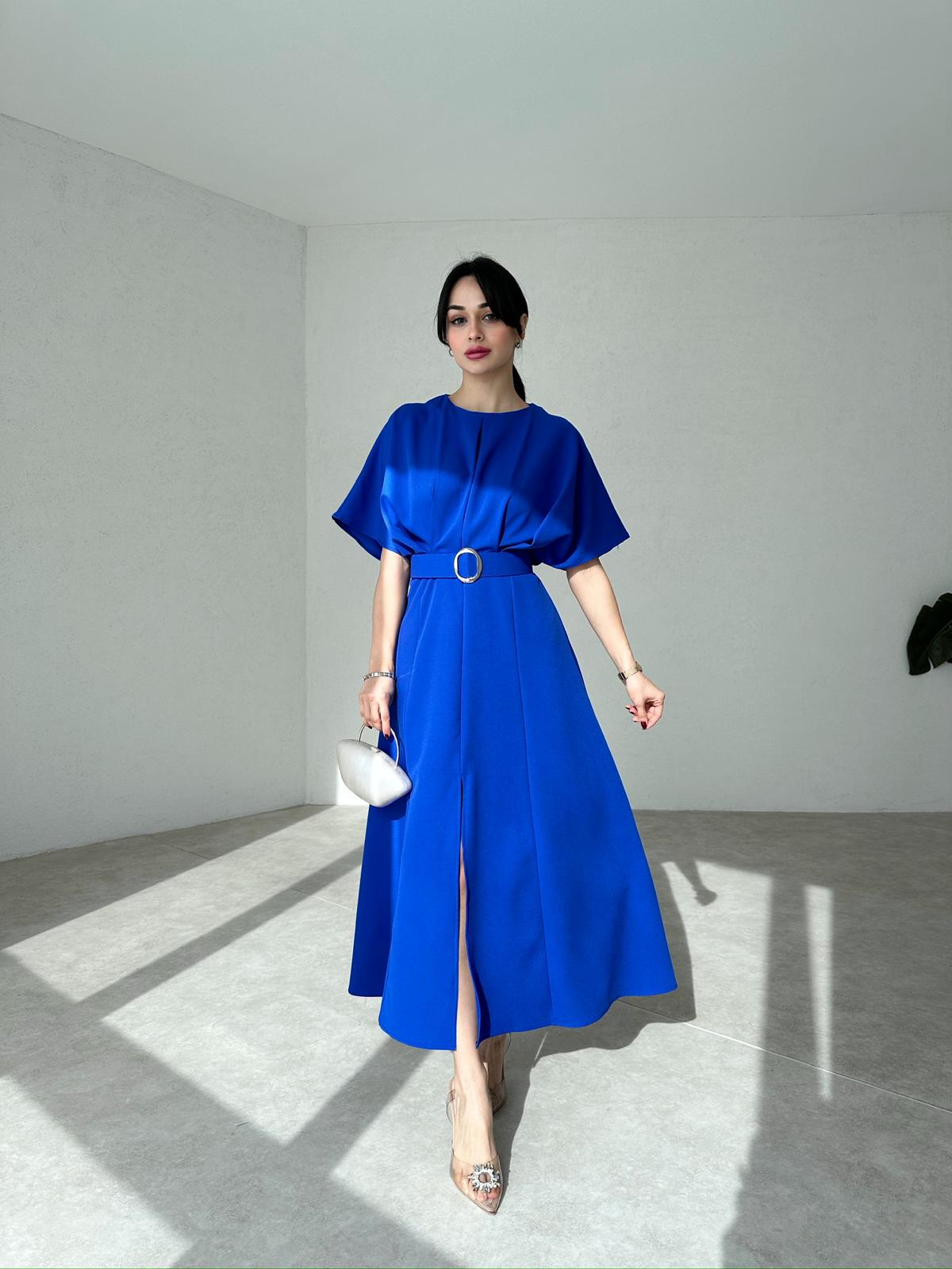 Belt Detailed Midi ARTHUR Dress