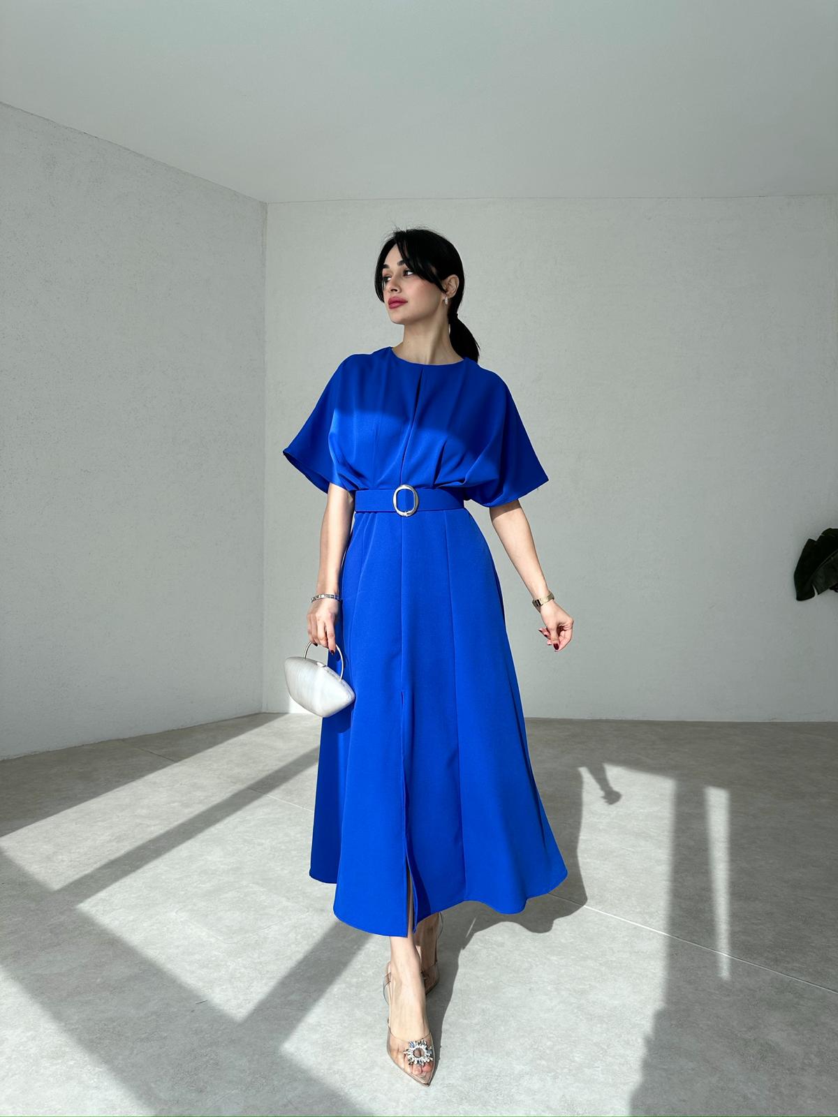 Belt Detailed Midi ARTHUR Dress