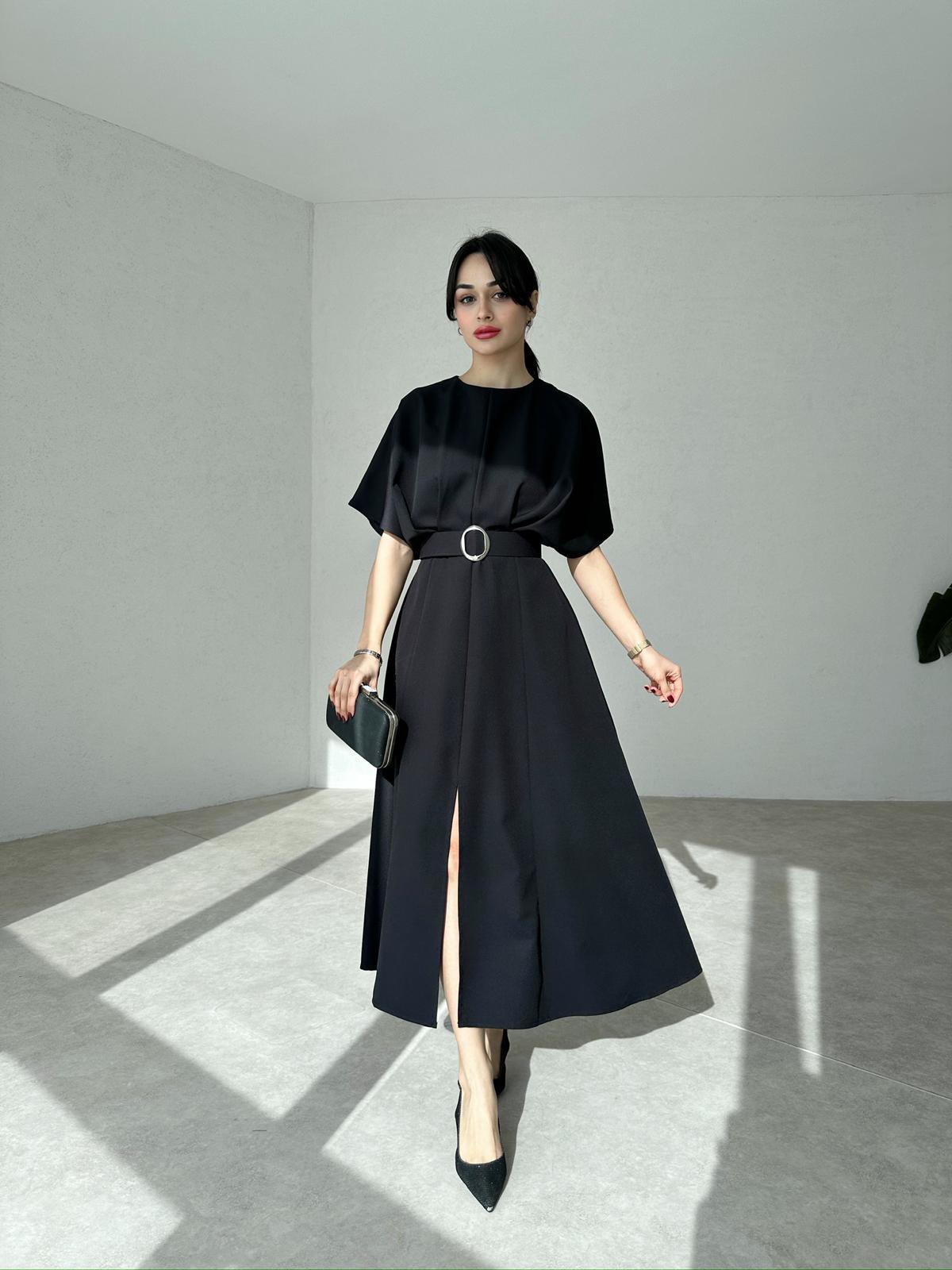 Belt Detailed Midi ARTHUR Dress