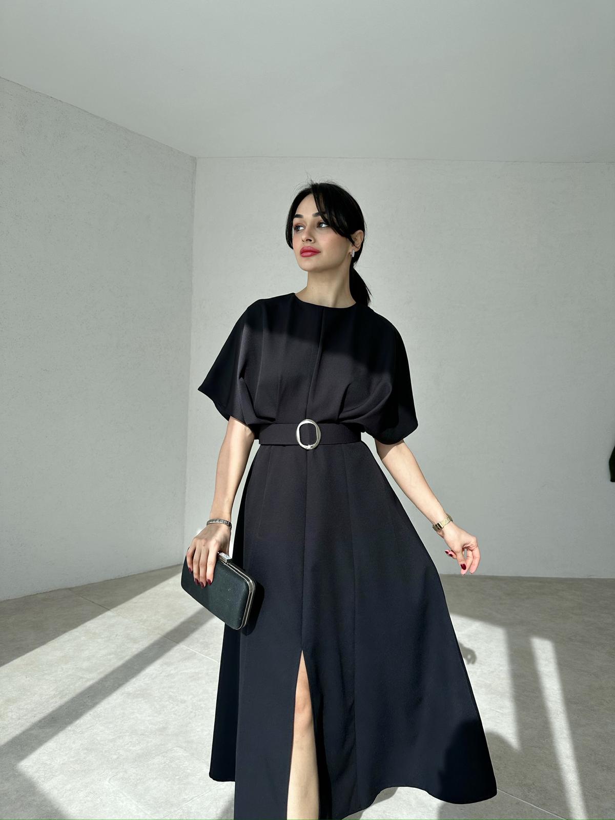 Belt Detailed Midi ARTHUR Dress