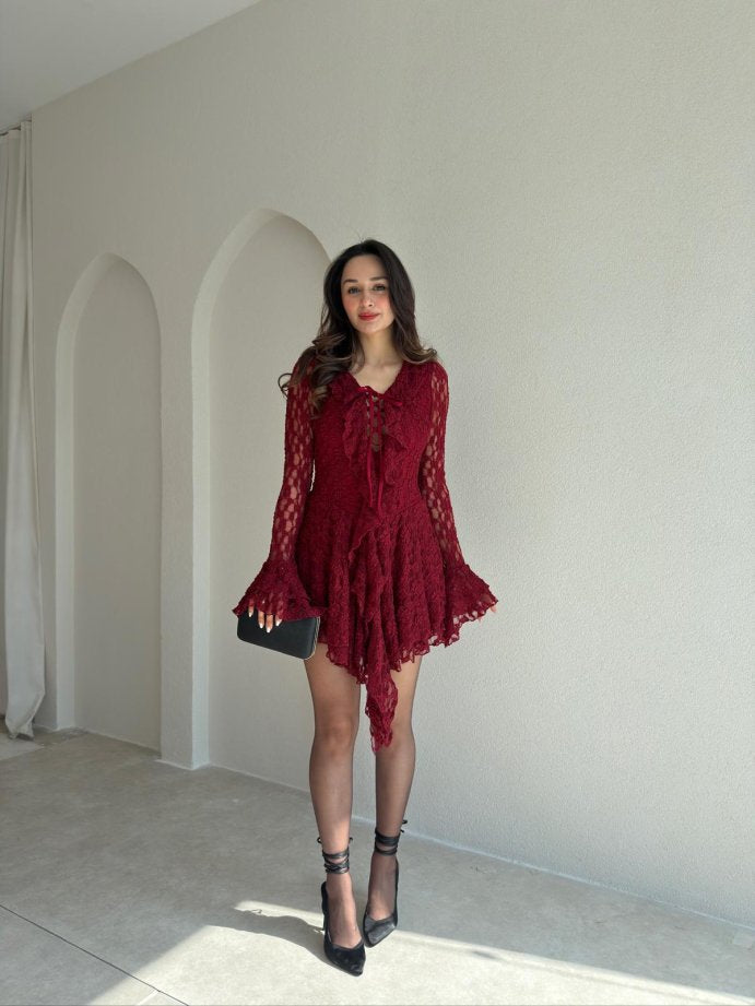 Dantelli Lace Mini Dress