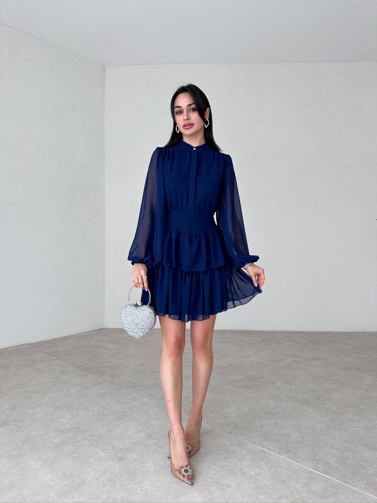 Buttoned Mini NADİA Dress