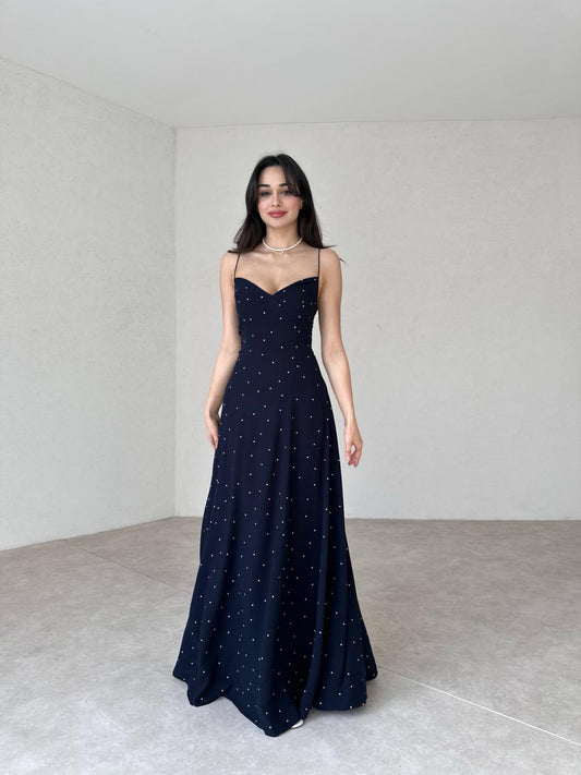 Blue Pearly dress